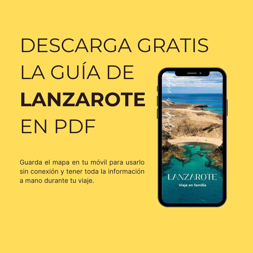 Descarga gratis la guía de Lanzarote en PDF para viajar en familia