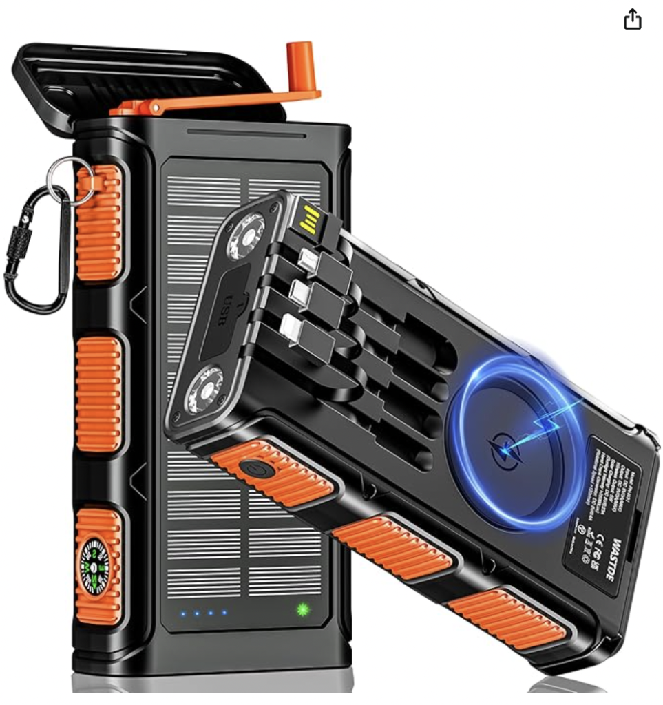 Power Bank Solar 26800mAh