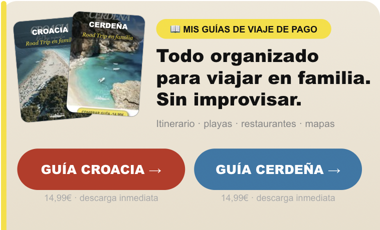 banner guias de viaje cerdeña y croacia
