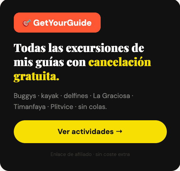 Banner de get your guide para viajar en familia