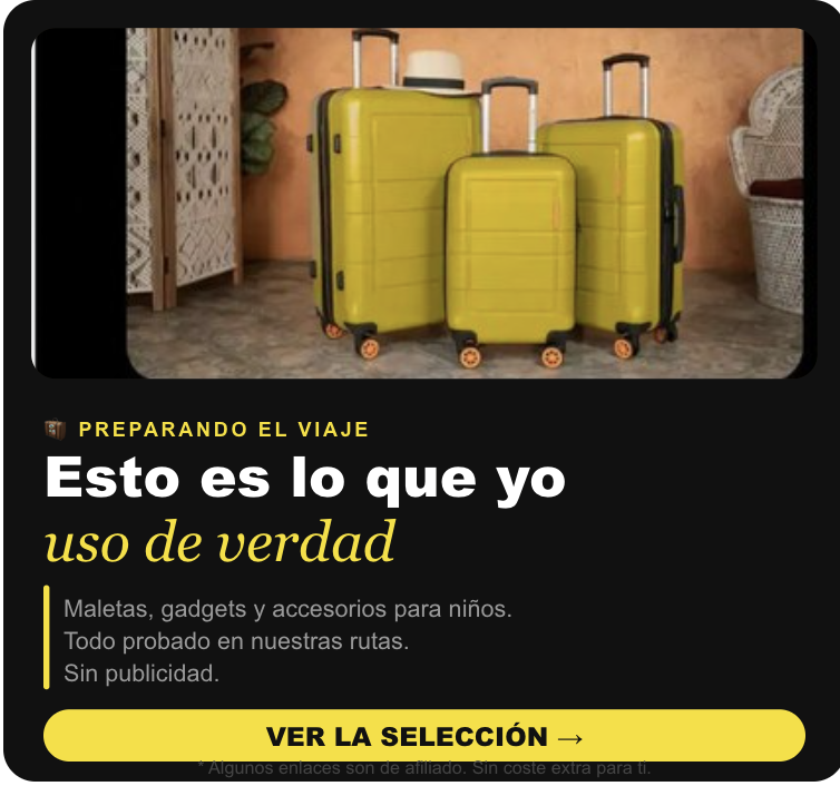 Selección de maletas y equipaje de viaje recomendado por experienciasdeviaje.es para viajar en familia
